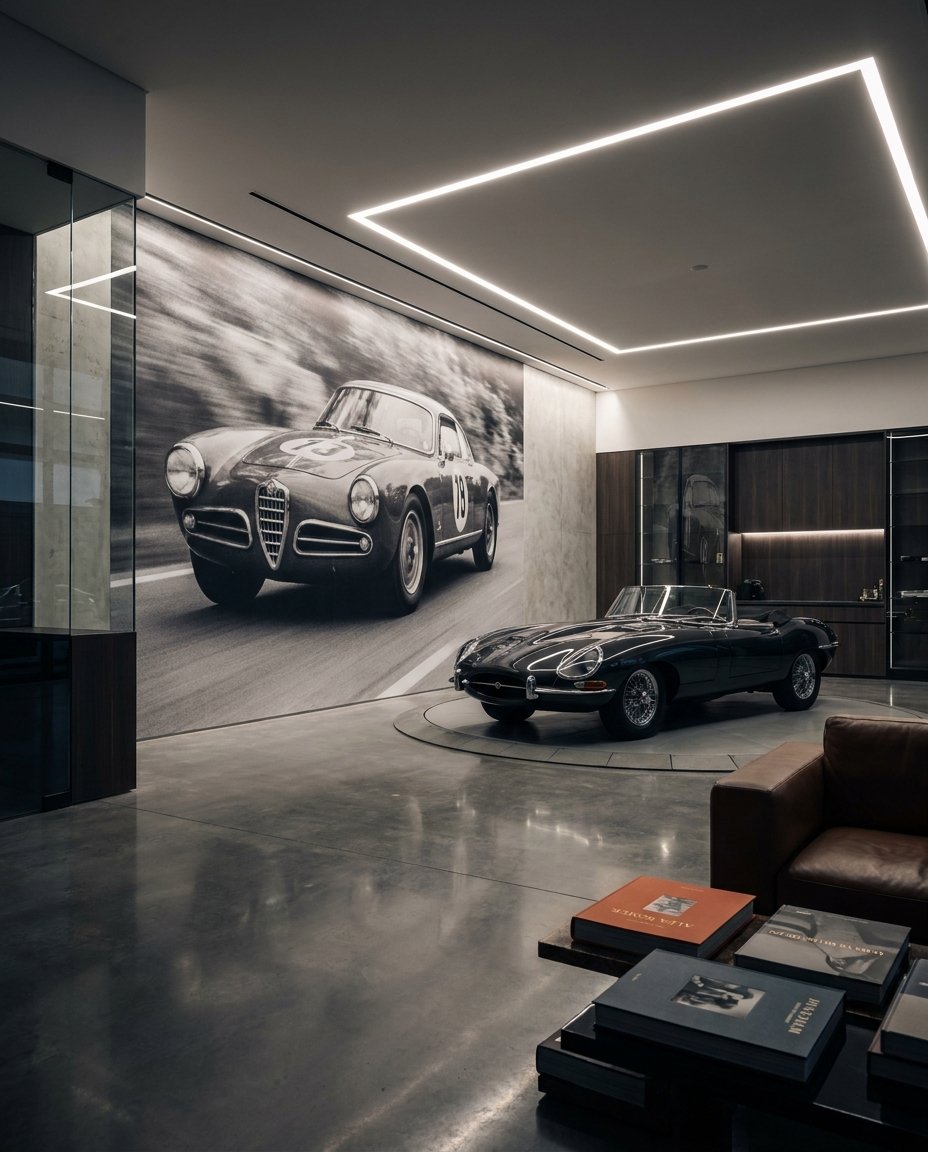 Privégarage Hasselt — Custom illustratie